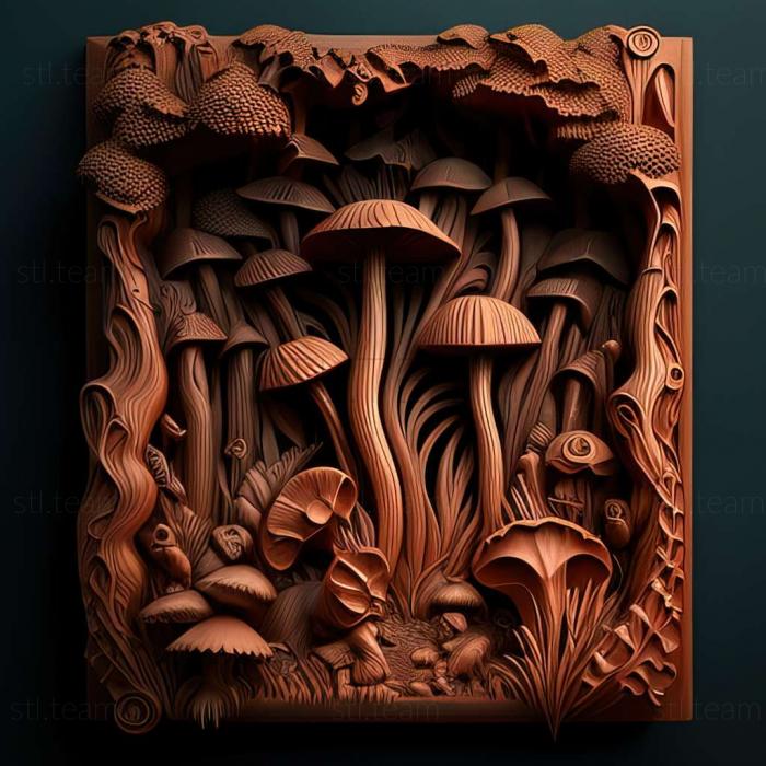 3D модель Игра грибы (STL)